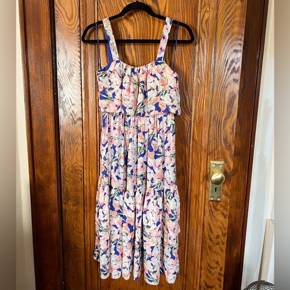 J.Crew Printed Floral Empire Waist Dress - Picture 2 of 8